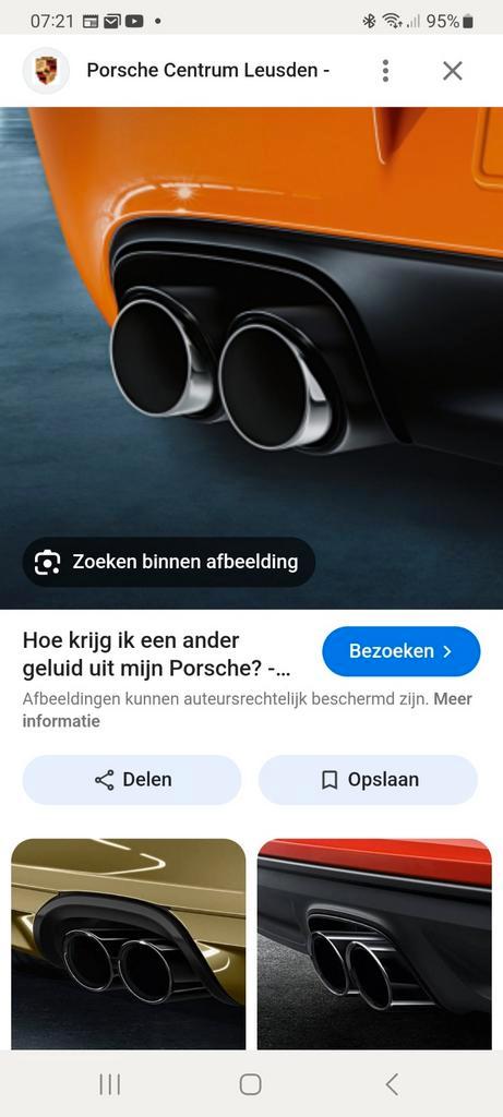 Gezocht uitlaat sierstuk 997.2, Auto-onderdelen, Uitlaatsystemen, Porsche, Ophalen of Verzenden