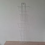 Wit metalen kaartenrek - 68 cm., Ophalen of Verzenden, Zo goed als nieuw, Overige typen