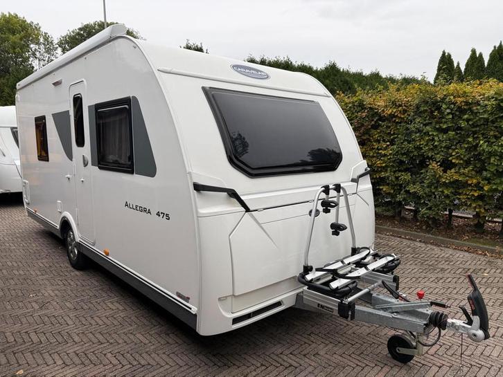 Caravelair Allegra 475 Vastbed rondzit Thule Luifel Mover Fi, Caravans en Kamperen, Caravans, Bedrijf, 1000 - 1250 kg, Caravelair