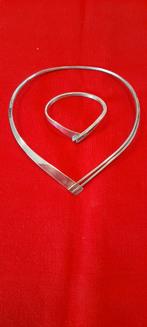 Zilveren spang en armband van zilversmid nol, Ophalen of Verzenden, Zo goed als nieuw, Zilver, Zilver