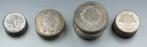Zilveren Franken Munten - Diverse Jaartallen, Ophalen of Verzenden