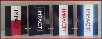 Impact set 4 parfum samples proefjes testers monsters beschikbaar voor biedingen
