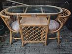 Vintage tafel met 2 stoelen compleet, Huis en Inrichting, Ophalen of Verzenden, Zo goed als nieuw