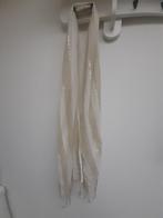 sjaal beige zand zilver NIEUW, Kleding | Dames, Mutsen, Sjaals en Handschoenen, Ophalen of Verzenden, Nieuw, Sjaal