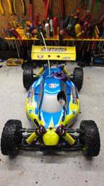 Te koop mooie hot bodies nitro auto, Hobby en Vrije tijd, Gebruikt, Auto offroad, Ophalen of Verzenden, Schaal 1:8
