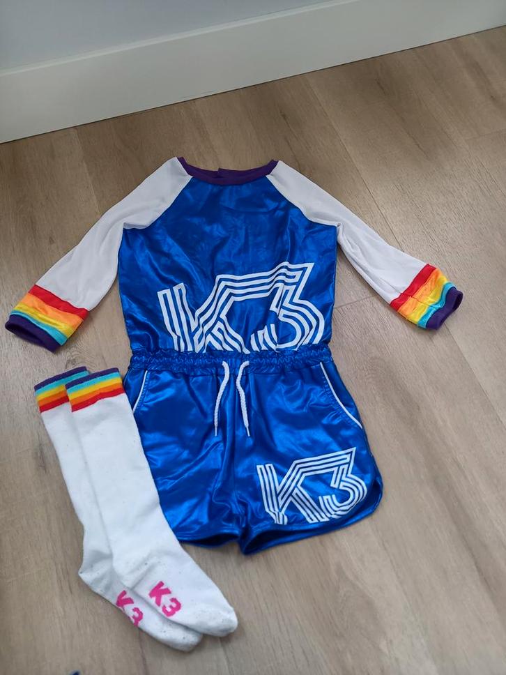 K3 Verkleed pak Rollercoaster Maat 134, Kinderen en Baby's, Carnavalskleding en Verkleedspullen, Gebruikt, Meisje, 134 t/m 140