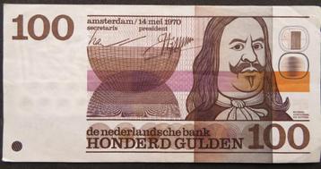 100 Gulden 1970 Michiel de Ruyter beschikbaar voor biedingen