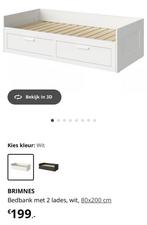 gratis IKEA uitschuifbed, Huis en Inrichting, Slaapkamer | Bedden, Ophalen, Wit, 140 cm, Twijfelaar