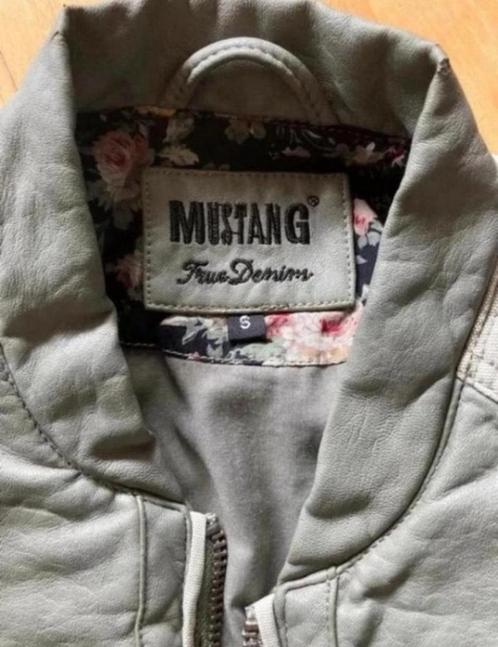 NIEUW Mustang Denim jack maat 36 8 S jas kaki creme Net, Kleding | Dames, Jassen | Zomer, Nieuw, Maat 36 (S), Beige, Ophalen of Verzenden