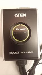 Aten CS682 DVI-D Single Link + USB + Audio KVM Switch 2 naar, Ophalen of Verzenden, Gebruikt