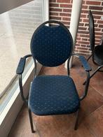 Stapelbare stoffen stoelen t.e.a.b., Ophalen, Gebruikt, Overige kleuren, Stof