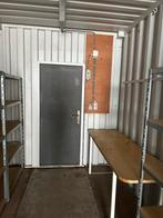 40 ft container met 2 kanten stellingen, Ophalen
