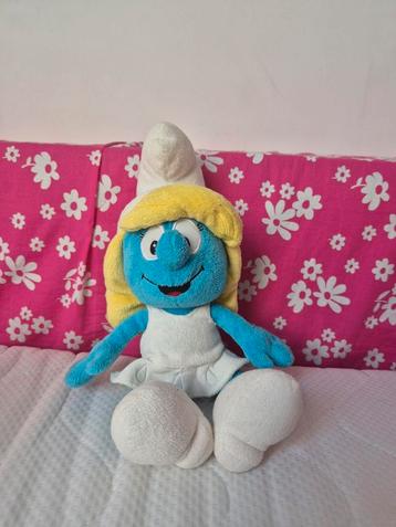 Vintage smurfin knuffel beschikbaar voor biedingen