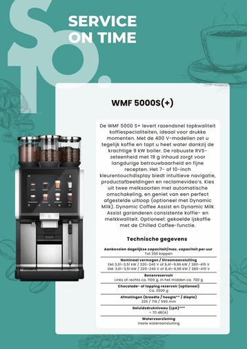 WMF 5000S(+) | Proffesioneel Koffiemachine | Horeca Kantoor beschikbaar voor biedingen