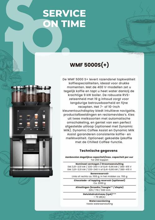 WMF 5000S(+) | Proffesioneel Koffiemachine | Horeca Kantoor, Witgoed en Apparatuur, Melkopschuimers, Ophalen