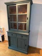 Smalle buffetkast mosgroen, Huis en Inrichting, Ophalen, 100 tot 150 cm, 200 cm of meer, Zo goed als nieuw