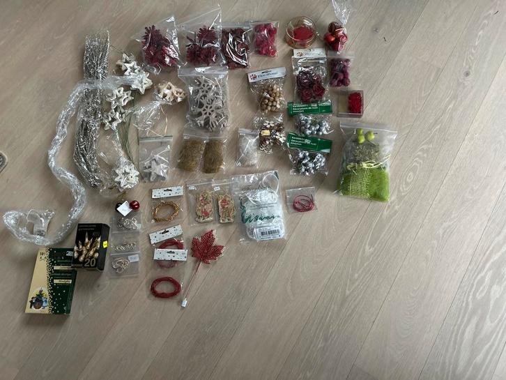 Kerstdecoratie assortiment partij., Diversen, Kerst, Nieuw, Ophalen of Verzenden