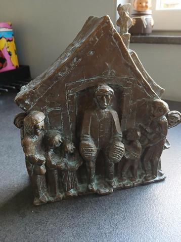 Bronzen Rabobank Arnold Morkramer Fusie Monument beschikbaar voor biedingen