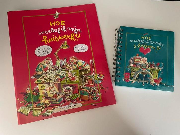 Hoe overleef ik…. Map en notitieboek, Diversen, Schrijfwaren, Gebruikt, Ophalen