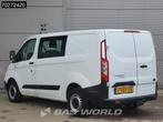 Ford Transit Custom 105pk Dubbel Cabine Euro6 Trekhaak Airco, Stof, Euro 6, 4 cilinders, Wit