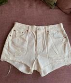 Witte korte jeans Levi’s 501 maat 32, Ophalen of Verzenden, Zo goed als nieuw, Wit, W27 (confectie 34) of kleiner