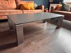 Salontafel 140x70cm met RVS poten & HPL blad, Huis en Inrichting, Tafels | Salontafels, Ophalen, 100 tot 150 cm, 50 tot 100 cm