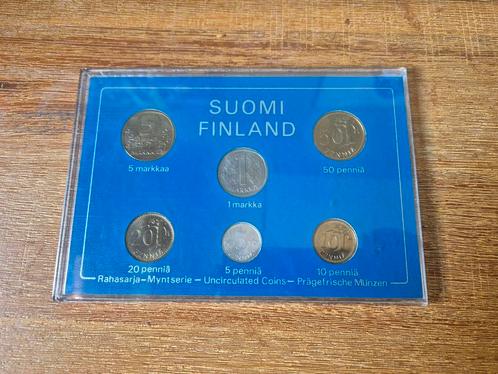 UNC muntset Finland 1982 – Suomi Rahasarja – ongecirculeerd, Postzegels en Munten, Munten | Europa | Niet-Euromunten, Setje, Overige landen
