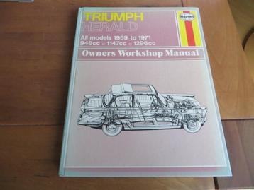 Nieuwe Haynes owners workshop manual Triumph Herald 1959-71  beschikbaar voor biedingen