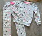 Hema pyjama 122/128 sterretjes badstof, Ophalen, Zo goed als nieuw, Meisje, Nacht- of Onderkleding