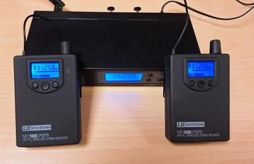LD systems MEI100g2 in-ear monitoring wireless system beschikbaar voor biedingen