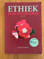 Jacquelien Rothfusz - Ethiek in de psychologie, Ophalen, Zo goed als nieuw, Alpha, Jacquelien Rothfusz