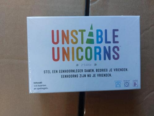 Unstable unicorns nieuw, Hobby en Vrije tijd, Gezelschapsspellen | Kaartspellen, Nieuw, Ophalen of Verzenden