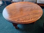 Ronde Eikenhouten Tafel - 97cm, Gebruikt, 50 tot 100 cm, Minder dan 50 cm, Eikenhout
