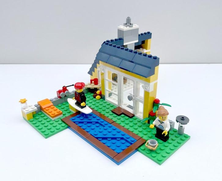 Lego Creator Strandhut, N 31035, Kinderen en Baby's, Speelgoed | Duplo en Lego, Zo goed als nieuw, Lego, Complete set, Ophalen of Verzenden