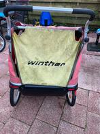 Dolphin Winther Fietskar, Fietsen en Brommers, Fietsaccessoires | Aanhangers en Karren, Ophalen, Gebruikt, Kinderkar