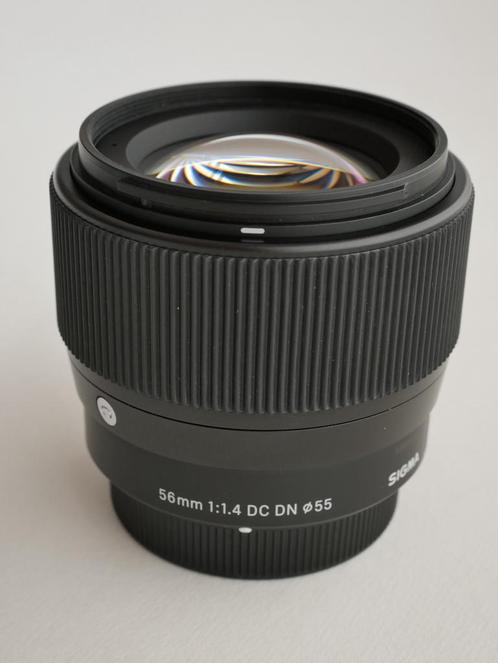 Sigma 56mm F1.4 DC DN MFT micro four thirds, Audio, Tv en Foto, Fotografie | Lenzen en Objectieven, Zo goed als nieuw, Telelens