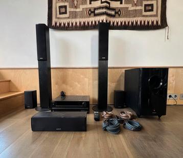Onkyo 5.1 home cinema set incl. versterker beschikbaar voor biedingen