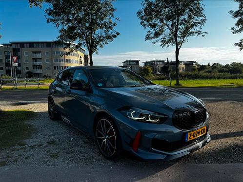 BMW 1-Serie 128ti 265pk Aut 2021 Grijs, Auto's, BMW, Particulier, 1-Serie, Benzine, Hatchback, Automaat, Geïmporteerd, Zilver of Grijs