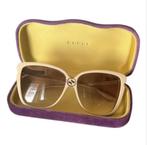 Oversized Gucci zonnebril beige bruin met logo, Sieraden, Tassen en Uiterlijk, Zonnebrillen en Brillen | Dames, Overige merken