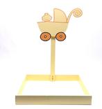 Prachtige crème presentatie bakje voor bedankjes., Hobby en Vrije tijd, Verzenden, Nieuw, Versiering, Geboorte of Huwelijk