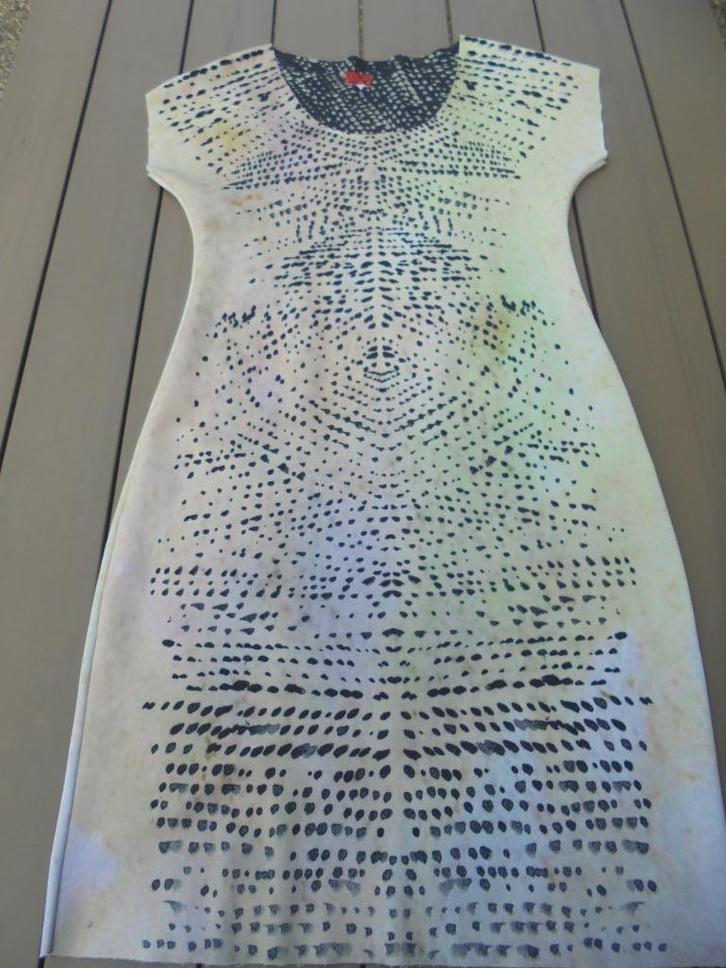 Animapop reversible jurk, Kleding | Dames, Jurken, Zo goed als nieuw, Maat 36 (S), Knielengte, Ophalen of Verzenden