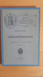 Register op de Leenaktenboeken van het Vorstendom Gelre, Ophalen of Verzenden, 14e eeuw of eerder, Zo goed als nieuw, Gelre en Graafschap Zutphen