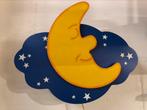 Uniek houten muurlampje voor babykamer ‘maantje ‘, Verzenden, Zo goed als nieuw, Lamp