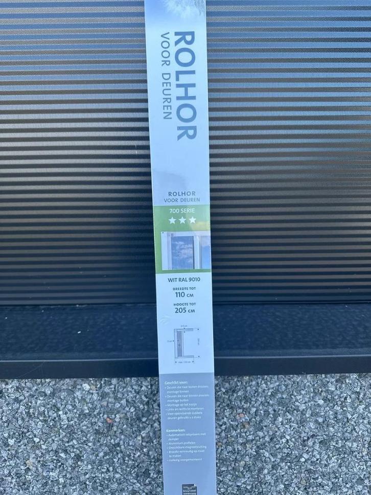 Bruynzeel Rolhor deur s700 110x205 wit, Doe-het-zelf en Verbouw, Deuren en Horren, Nieuw, Hordeur, 200 tot 215 cm, 100 tot 120 cm
