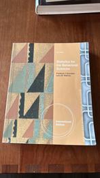 Statistics for the behavioral sciences, Boeken, Verzenden, Zo goed als nieuw