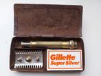 antiek scheermesje Gillette super silver, Antiek en Kunst, Ophalen of Verzenden