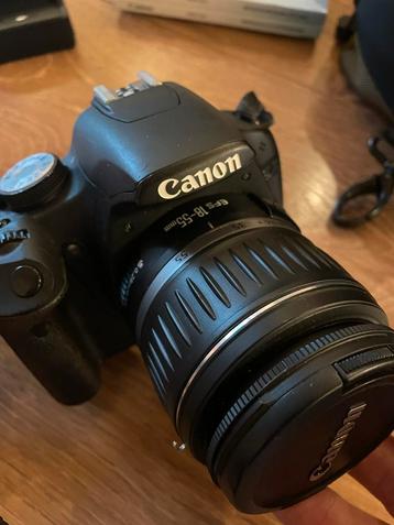 Canon EOS 500D met 18-55mm Lens + Accessoires beschikbaar voor biedingen
