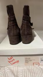 Bruine suède laarsjes mt 41, Bruin, Lage of Enkellaarzen, Ophalen of Verzenden, Purdey