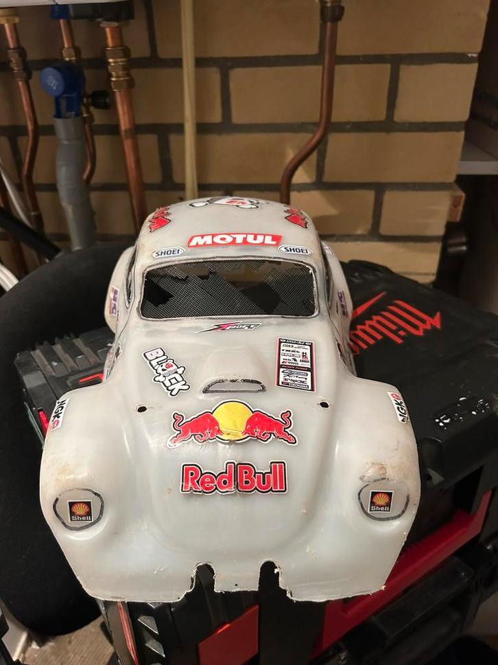 Onbreekbare VW kever kap 1/10, Hobby en Vrije tijd, Modelbouw | Radiografisch | Auto's, Zo goed als nieuw, Auto offroad, Elektro