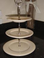 Etagere roomwit aardewerk 38 cm hoog NIEUW, Ophalen of Verzenden, Nieuw